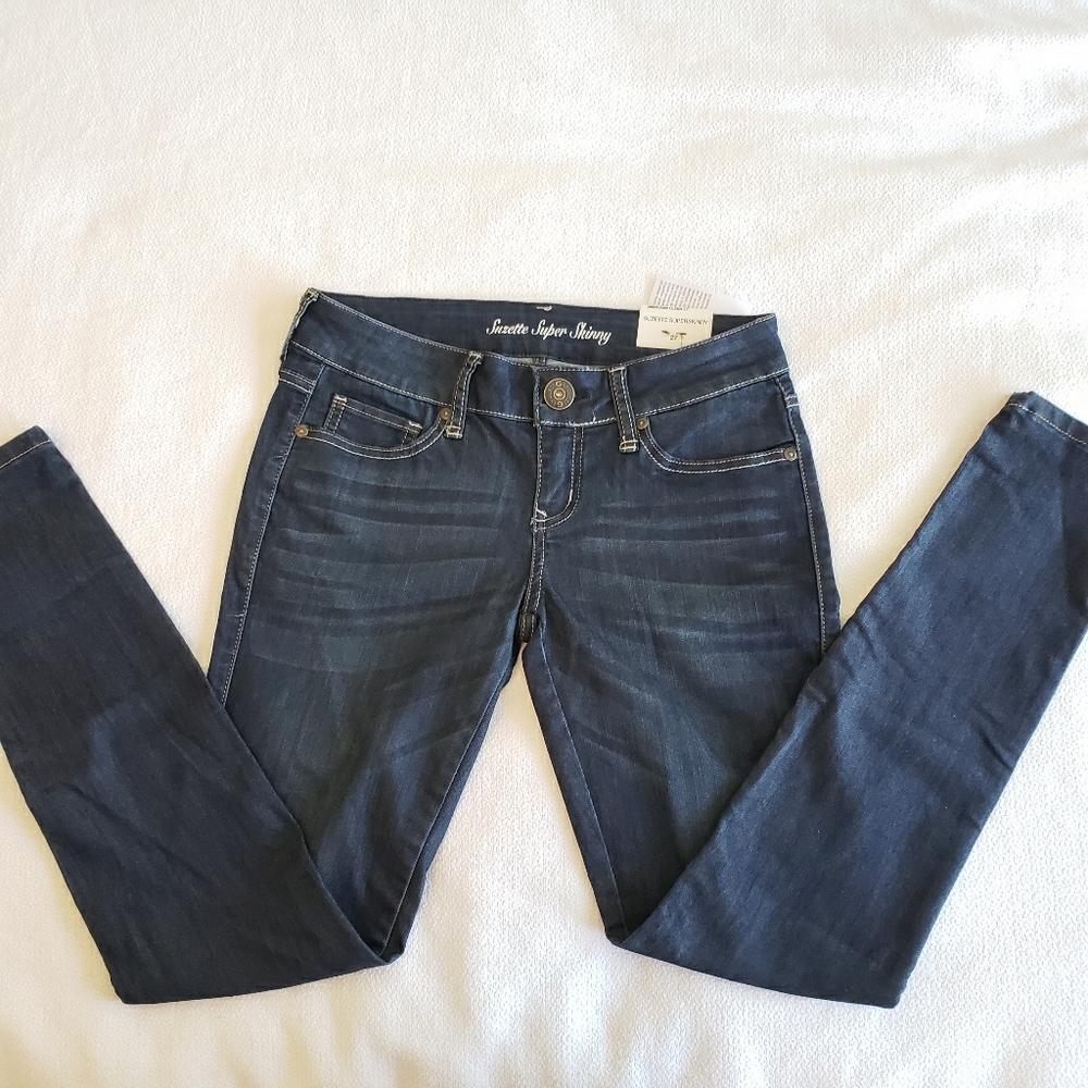 Suzette Super Skinny Jeans Size 27 G by Guess NWT